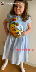 Handmade charlotte sy dimby smocked dress roseraie happy child easter in italy 