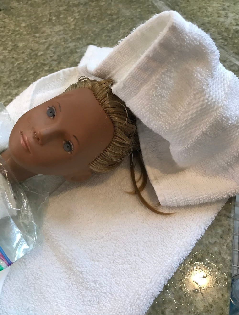 How to wash a Sasha doll's hair