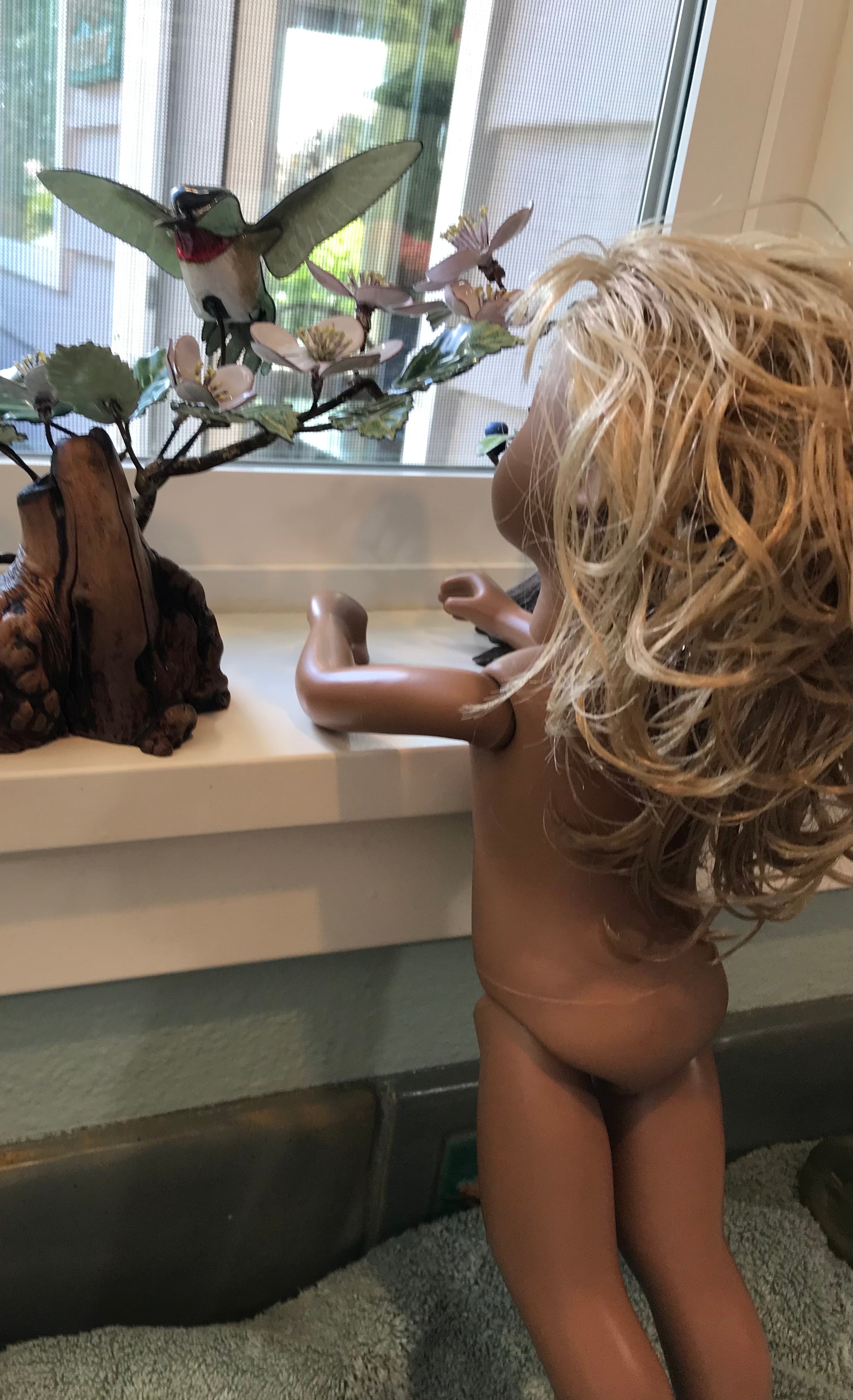 How to wash a Sasha doll's hair