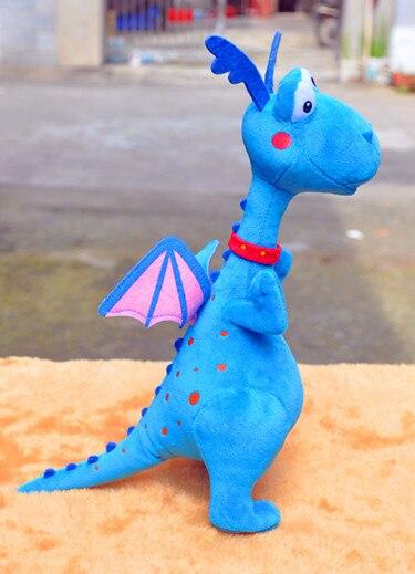 peluche dragon bleu