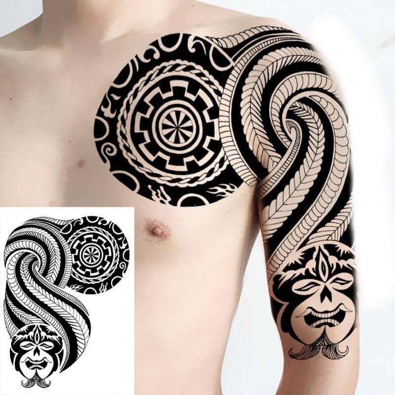 Tatoos Temporales For Men Shoulder Tattoos Dragon Black Large Tattoo A Dragonys