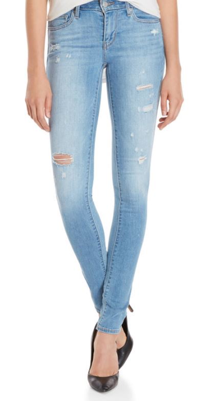 levi's 711 skinny jeans long