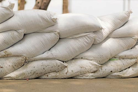 Sandbags Stacked