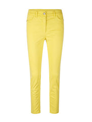 Marc Cain Sports Drainpipe Jeans In Twill Yellow