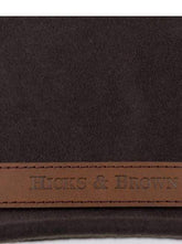 Hicks and Brown Accessories Hicks And Brown Suffolk Fedora Dark Brown HBSF2BR izzi-of-baslow