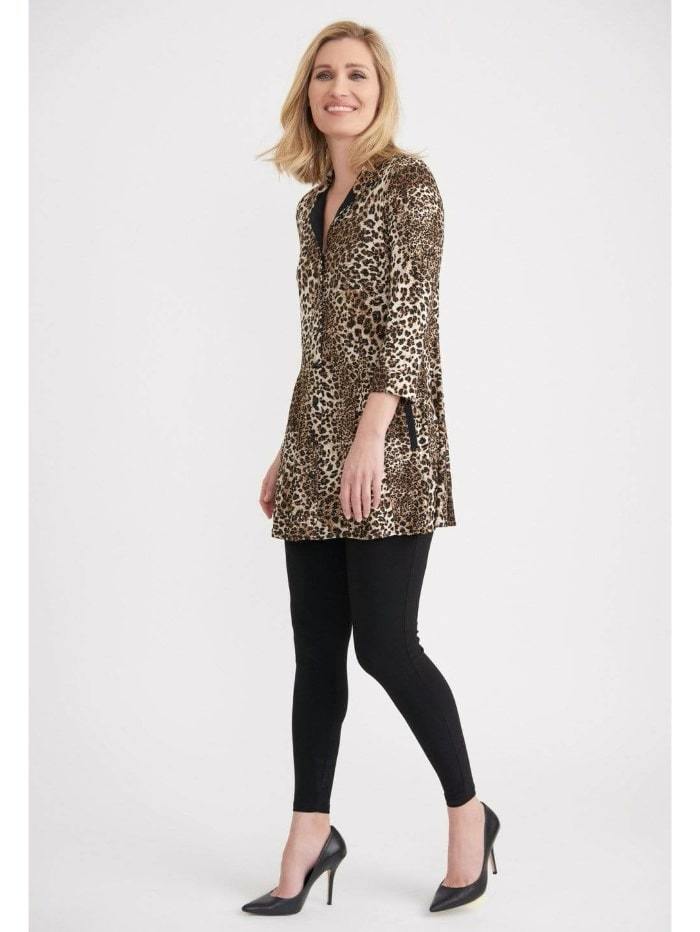 joseph ribkoff leopard dress