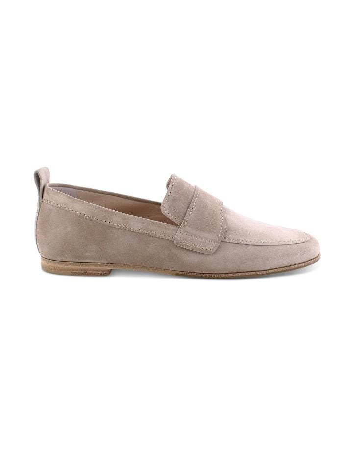 Kennel and Tara Beige Suede Loafer – Izzi of
