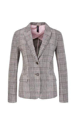 Marc Cain Collections Coats and Jackets Marc Cain Collections Blazer with Jacquard Pattern PC 34.16 W19 izzi-of-baslow