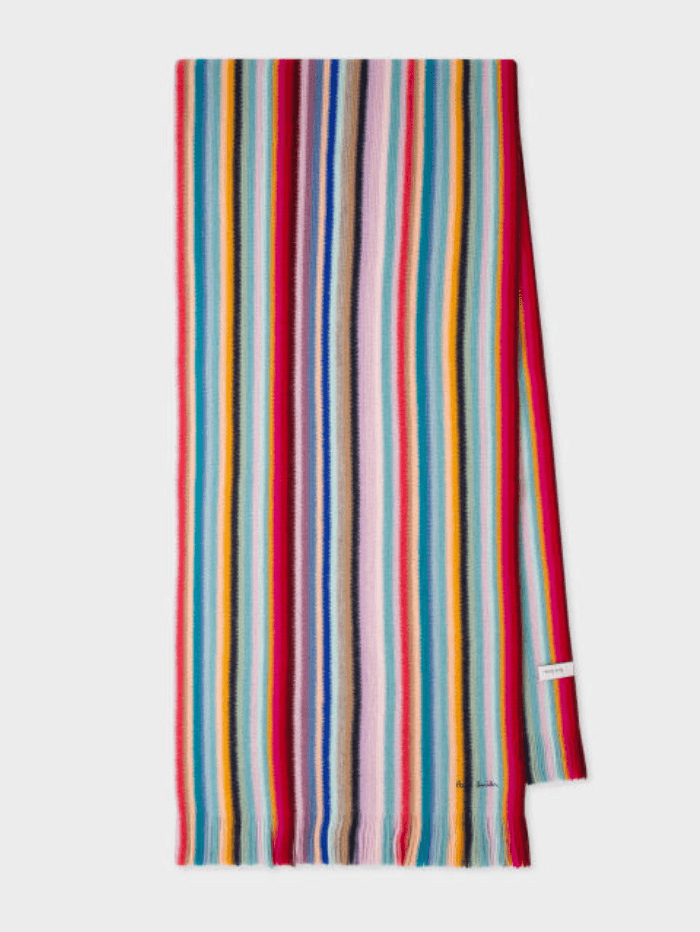 Paul Smith Swirl Striped Pattern Bag - Blue