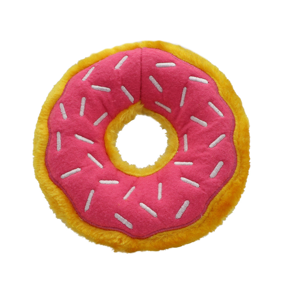 squeaky donut dog toy