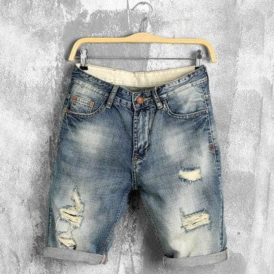 destroyed shorts mens