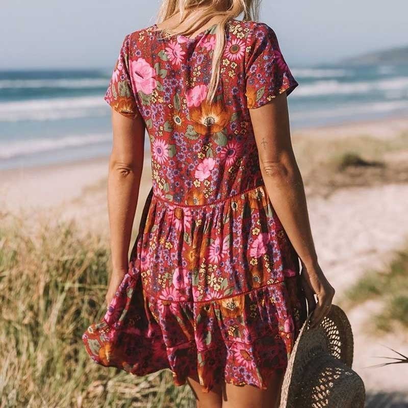 boho babydoll dress