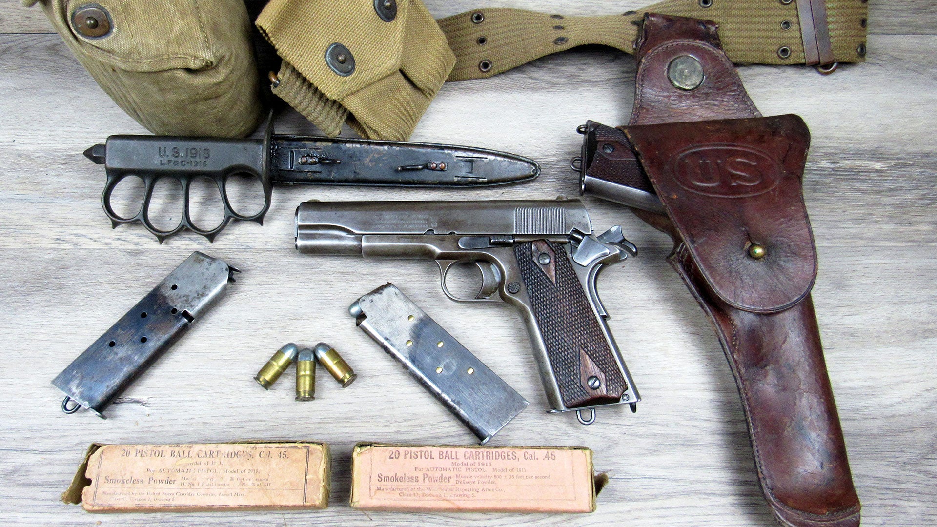 The 1911's Role in the Great War (World War I)