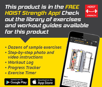 An advertisement for a hoist strength app that is free
