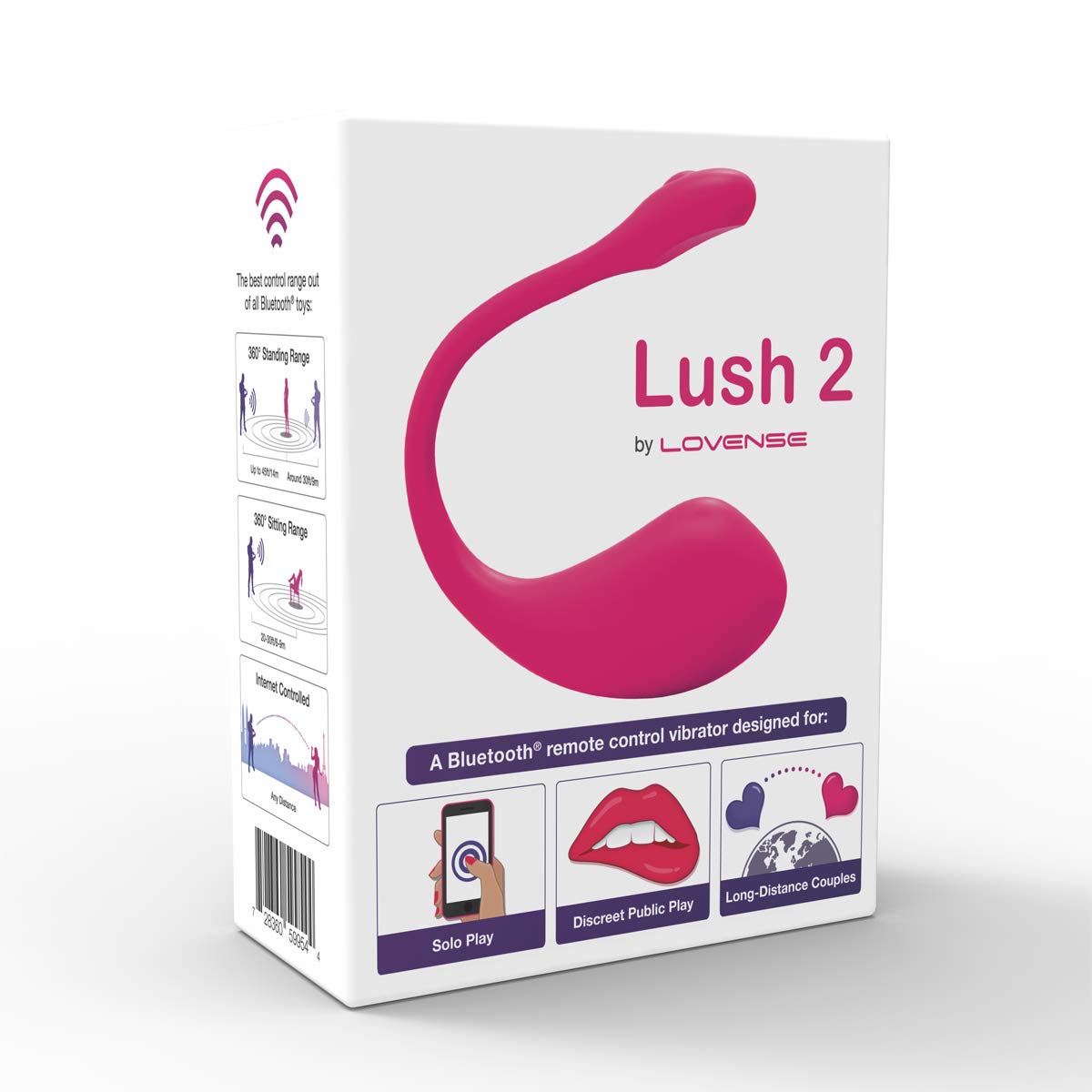 Lovense Lush 2 The Most Powerful Bluetooth Remote Control Vibrator 728360599544 Ebay 