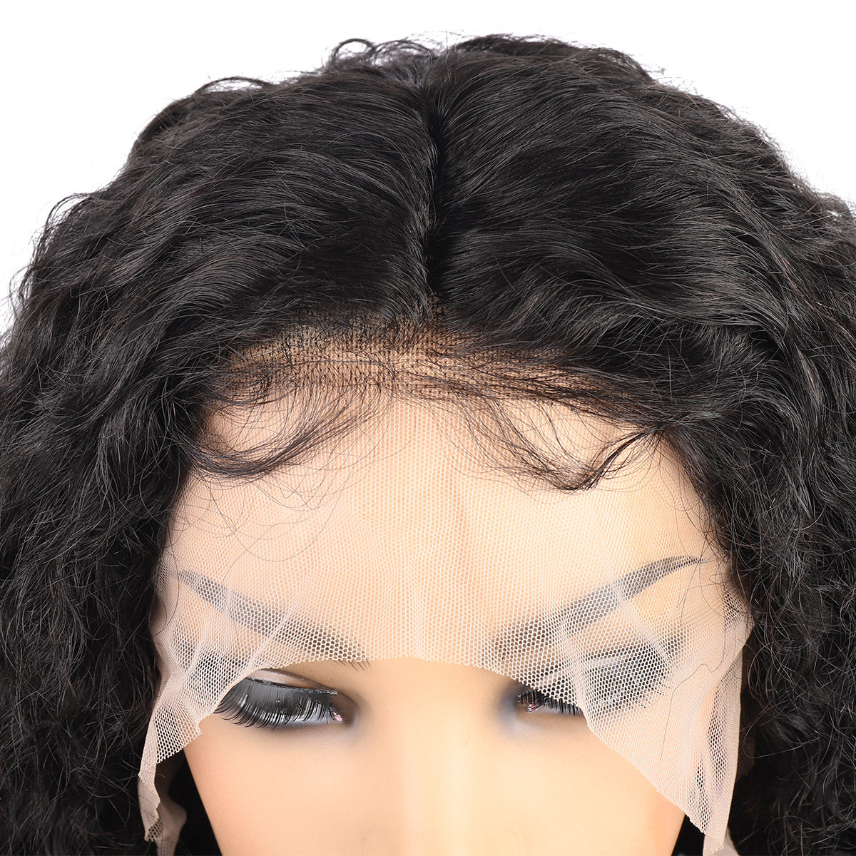 high density deep wave lace wig