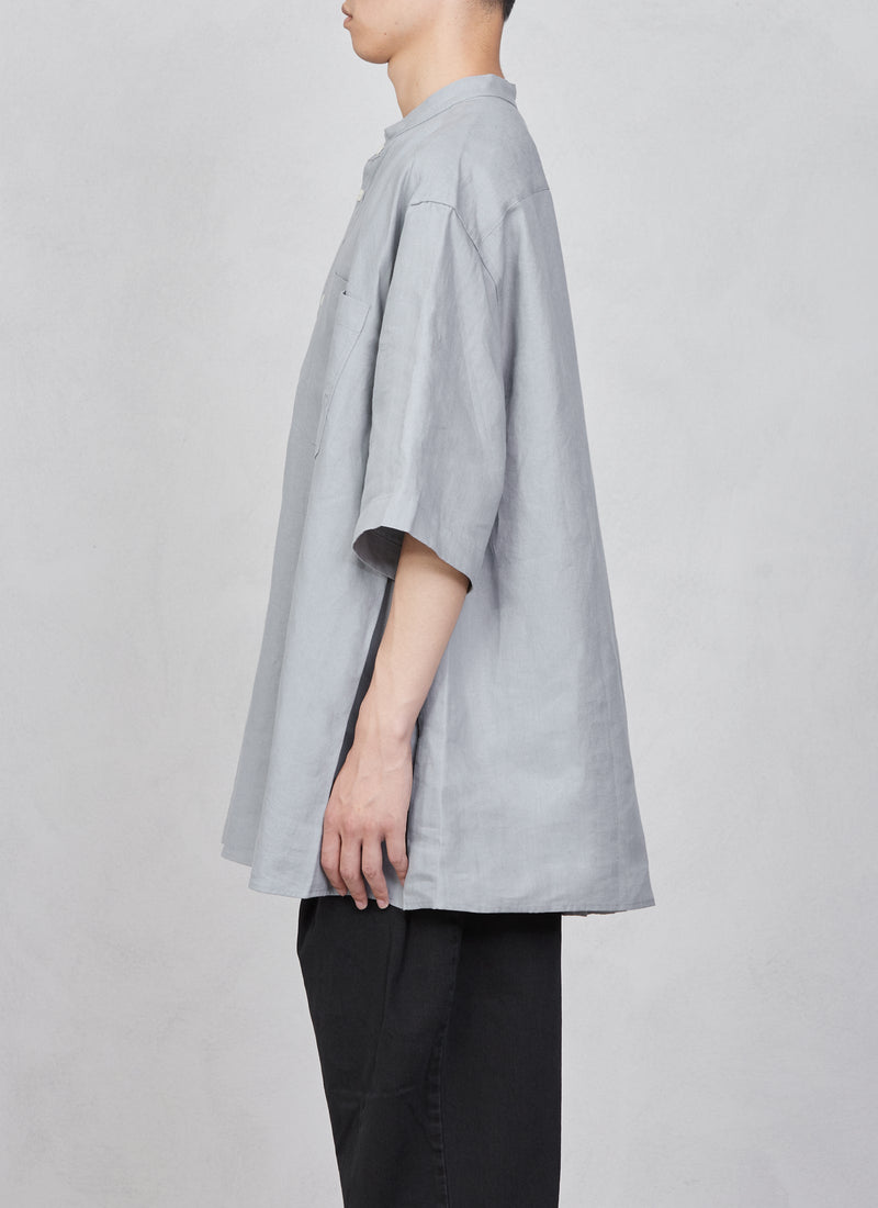 hed mayner 22ss  3 PLEAT SHIRT  LINEN