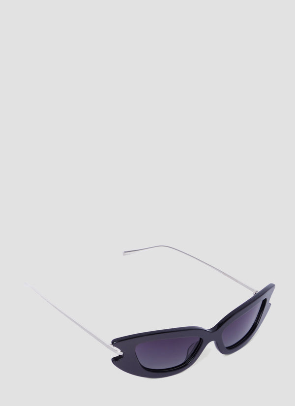 Walter Van Beirendonck Black Komono Edition Ufo Sunglasses In Comb. Iii  Black/blac