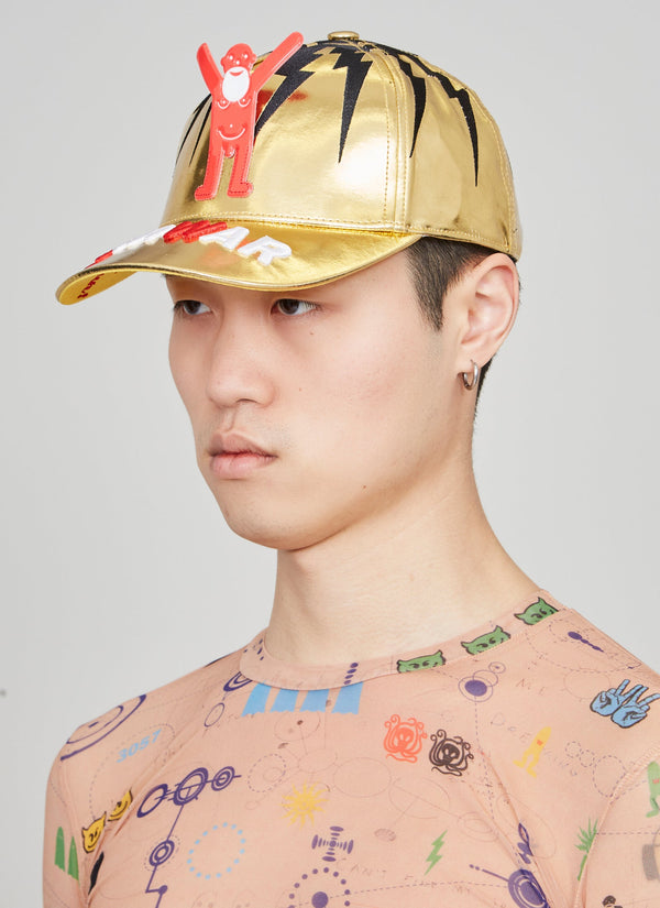 Walter Van Beirendonck W Baseball Cap in Yellow