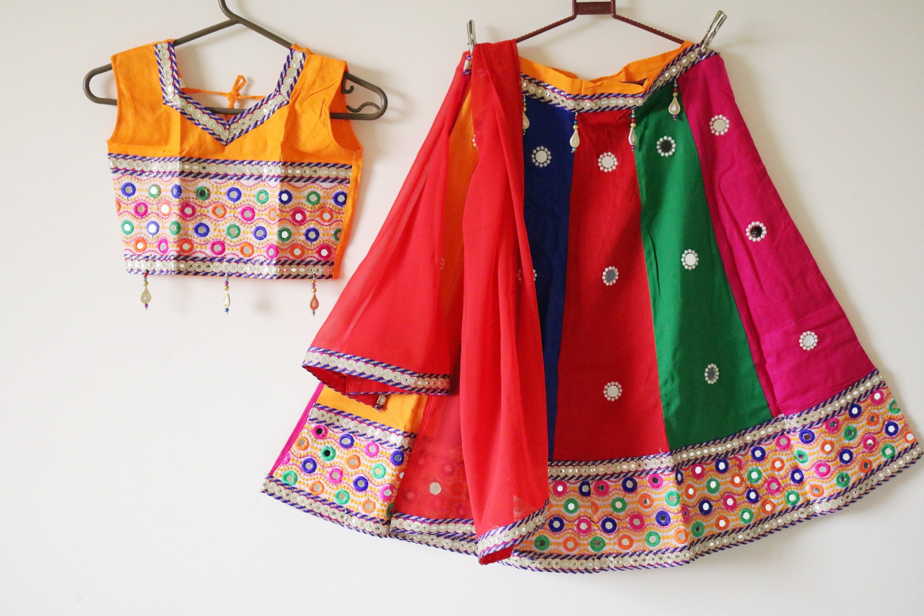 ethnic short tops for long skirts