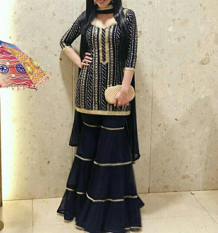 punjabi lehenga suit