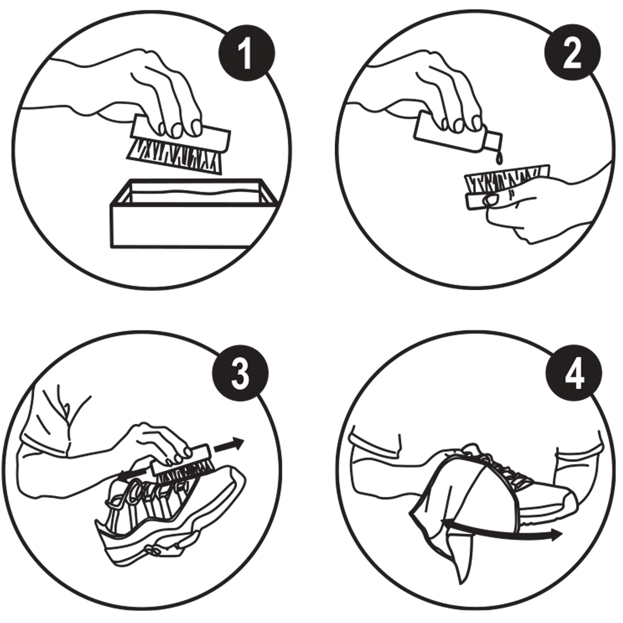 white shoe cleaner kit