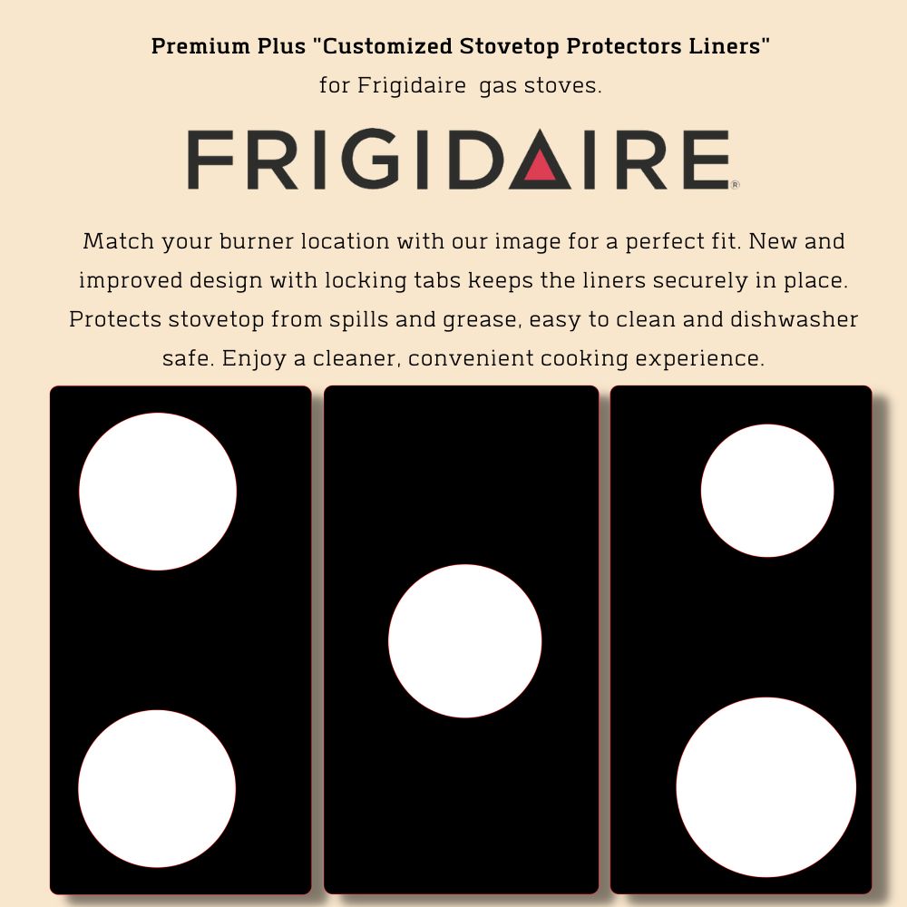 Frigidaire Stove Protector Liners - Stove Top Protector for Frigidaire –  Premium Plus Inc