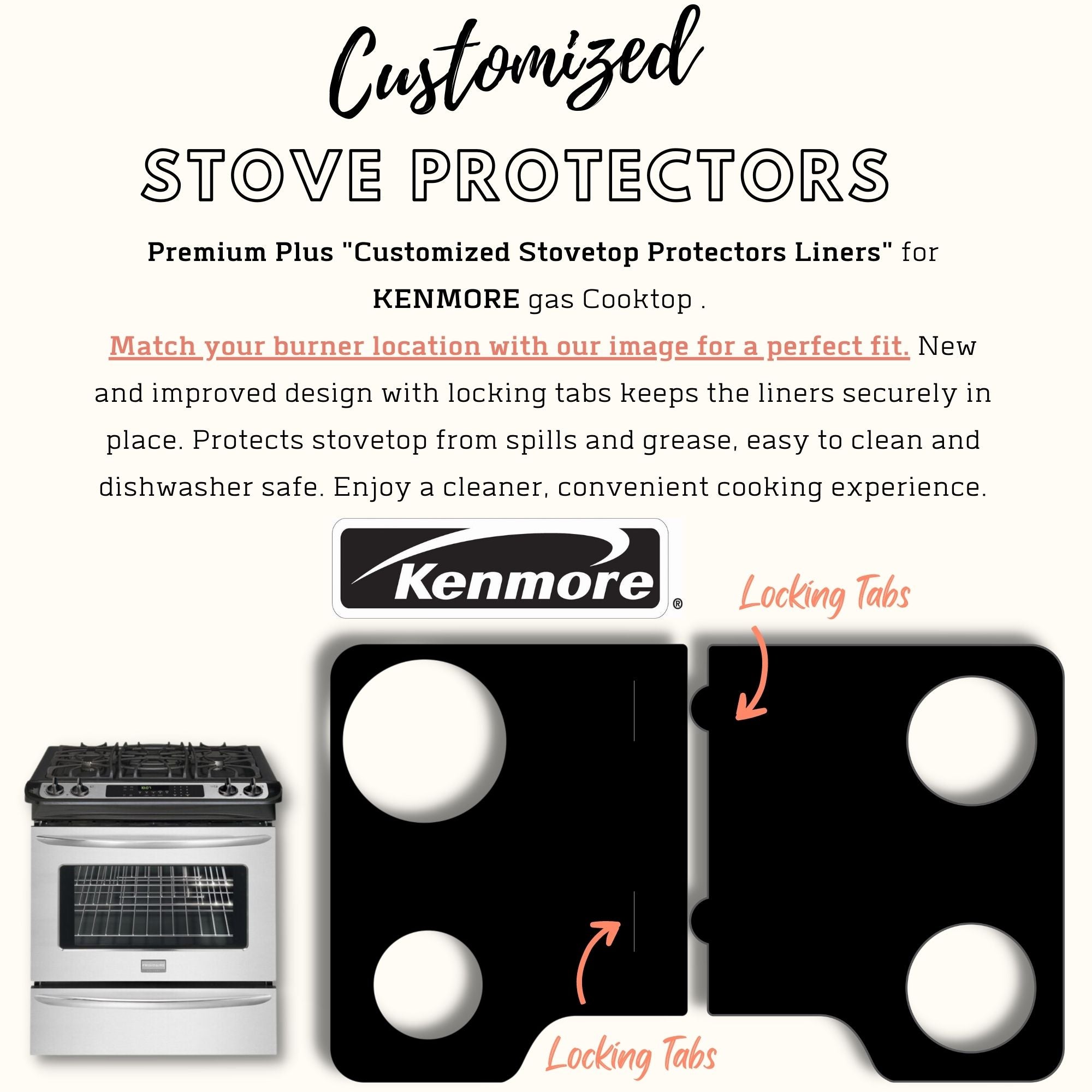 StoveGuard Stove Protector for Kenmore Stoves