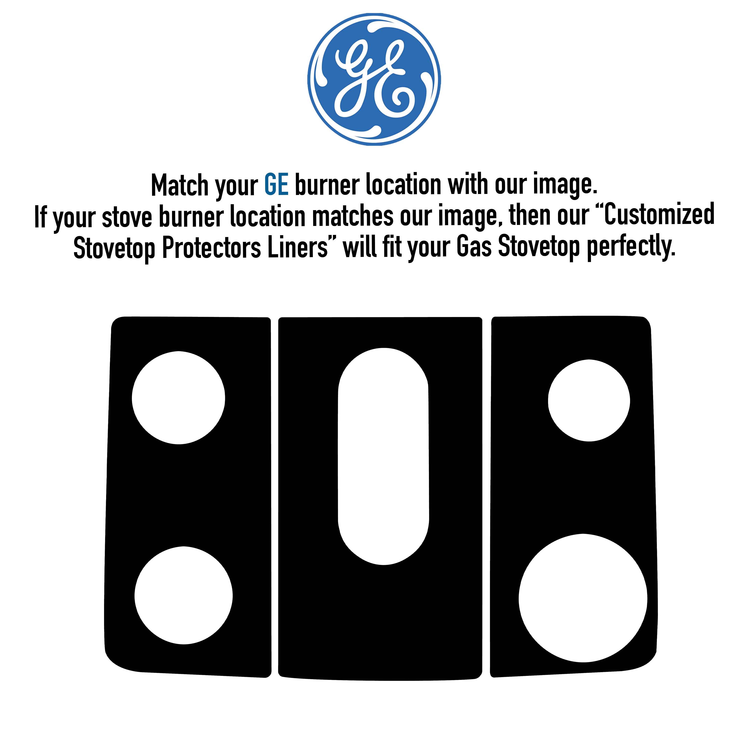 GE Stove Protector Liners - Stove Top Protector for GE Gas ranges
