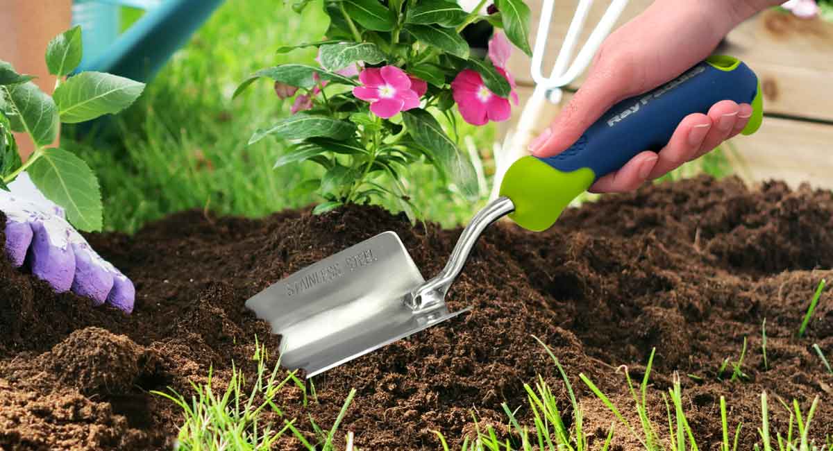 Stainless Steel Comfi-Grip Handheld Garden Tool Trowel and Cultivator — Ray  Padula Lawn and Garden