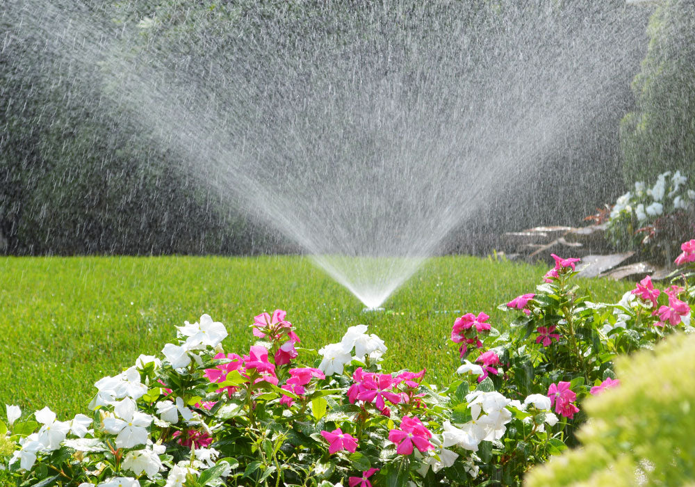 Ray Padula Plastic Pulsating Sprinkler on In-Series Plastic Circle Base —  Ray Padula Lawn and Garden