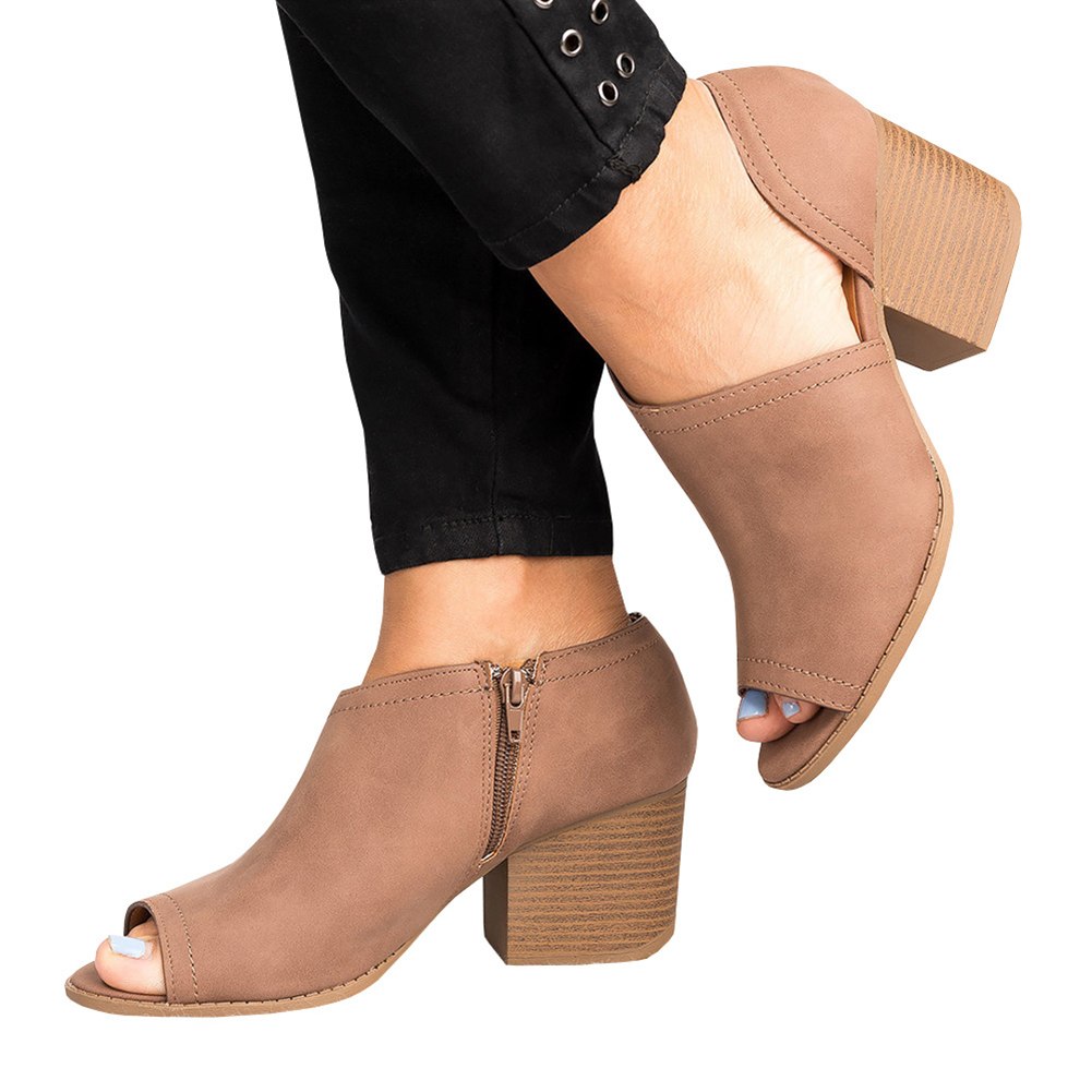 block gladiator heels