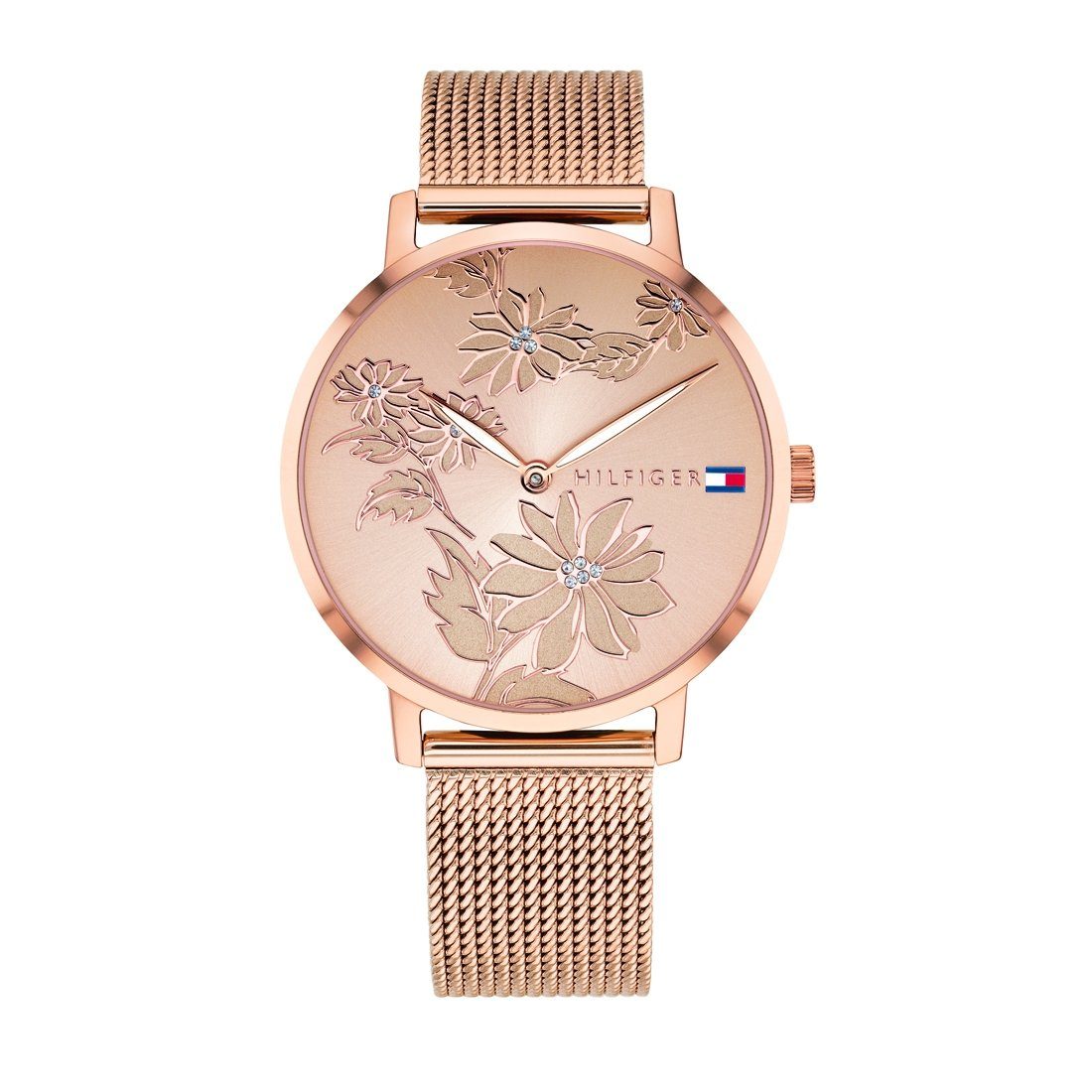 tommy hilfiger gold watch womens