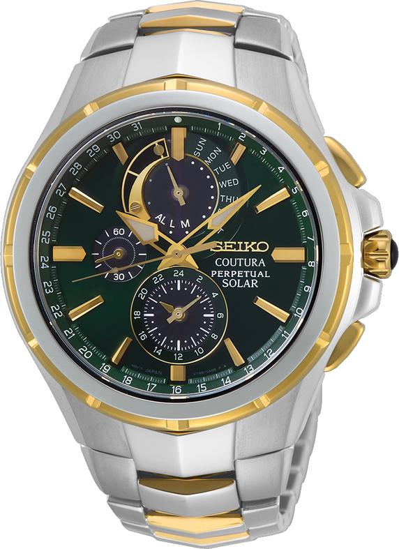 Seiko Gents Coutura Chrono Perpetual Solar Watch Model SSC764P ...