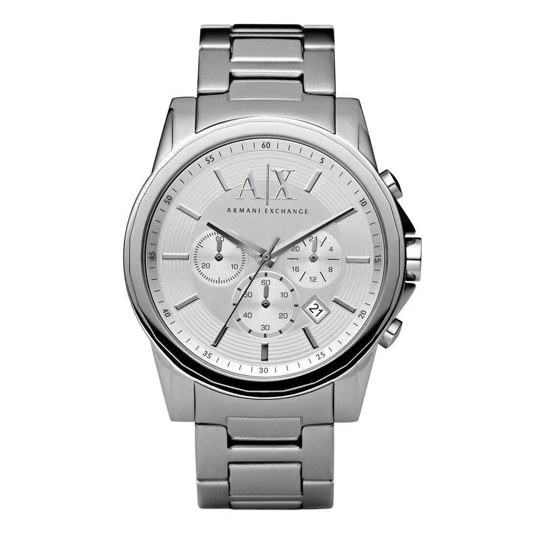 Armani Exchange Mens Silver Watch 