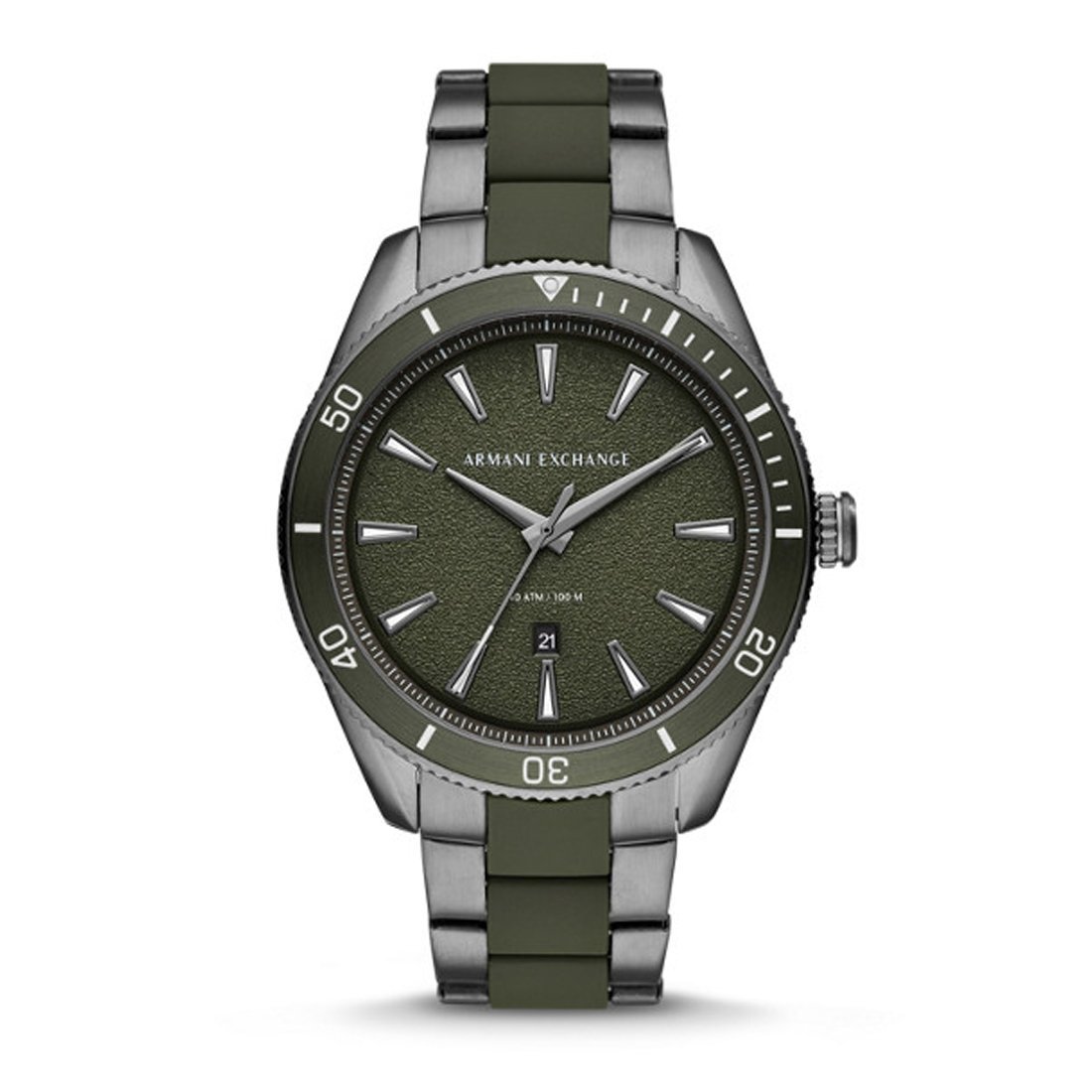 Armani Exchange Enzo Green Face Watch 