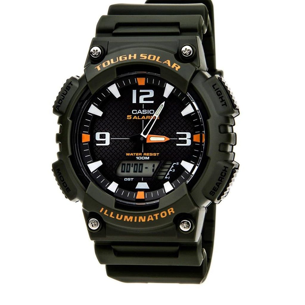 Casio Green Watch AQS810W-3A – Bevilles Jewellers