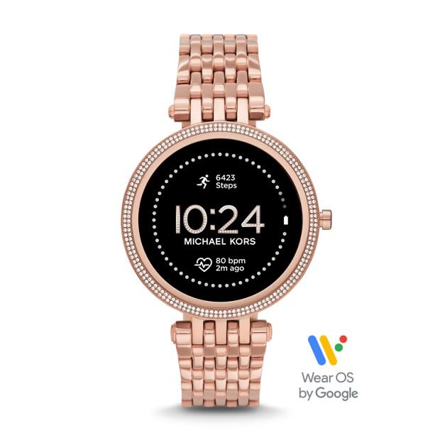 rose gold michael kors watch smartwatch