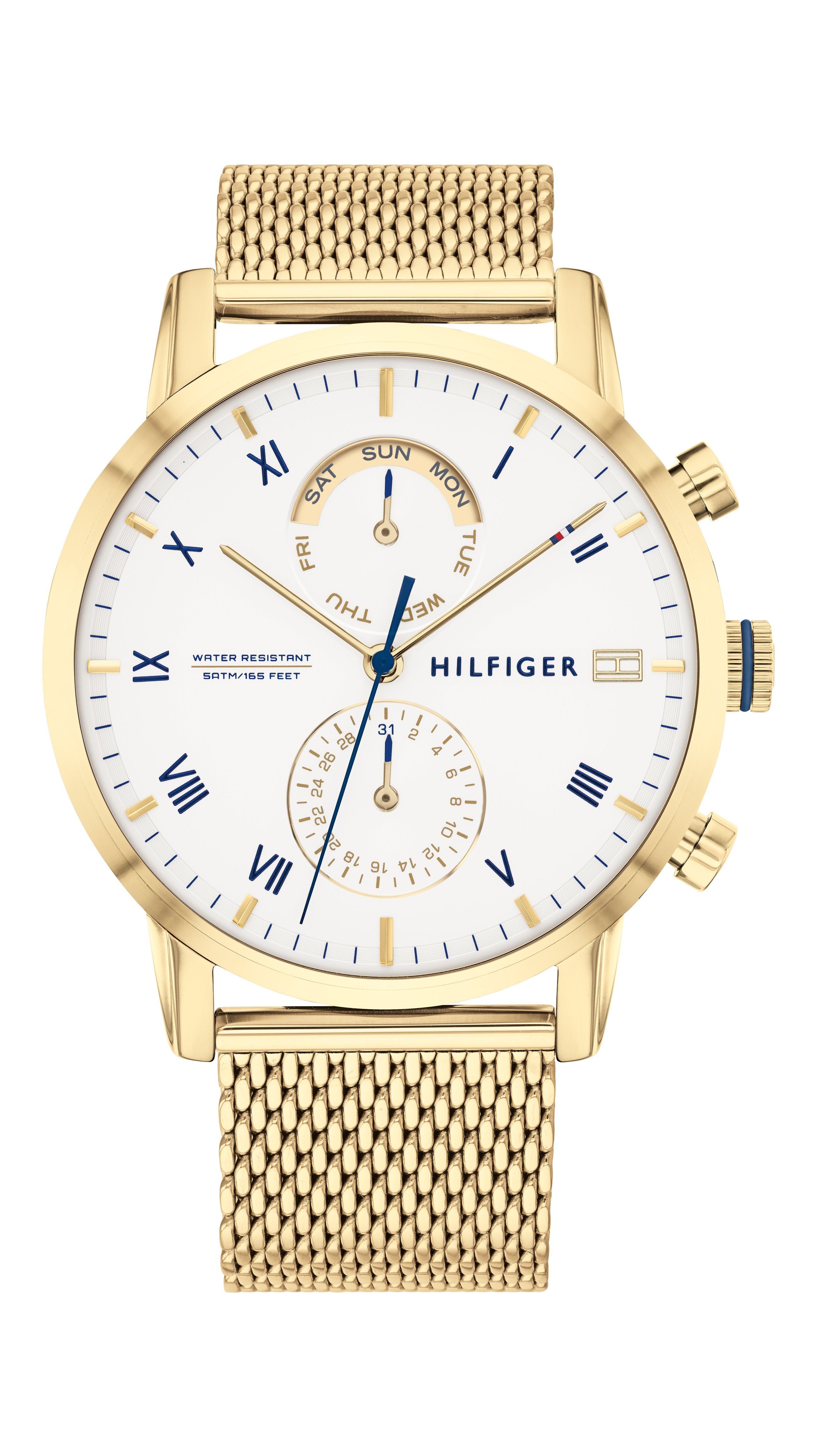 tommy hilfiger white dial watch