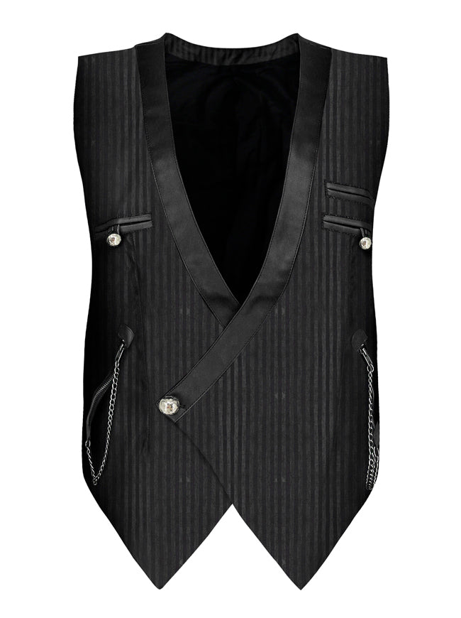 Chaleco Steampunk victoriano renacentista para traje de negocios, Ves - Charmian