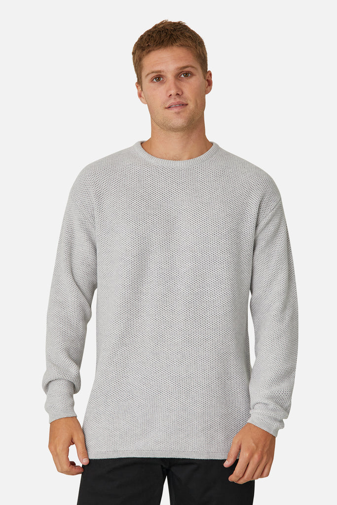 The Culver Knit - Light Marle Grey