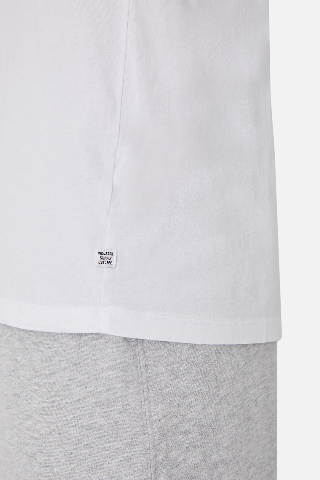 The New Basic Vee Tee - White – Industrie Clothing Pty Ltd