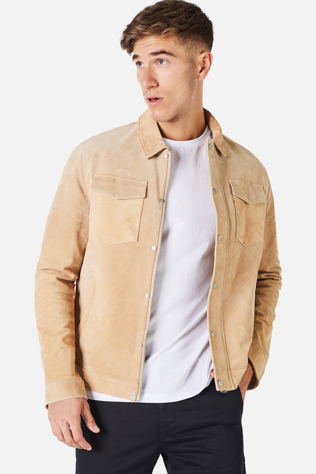The Coleman Jacket - Chamois – Industrie Clothing Pty Ltd