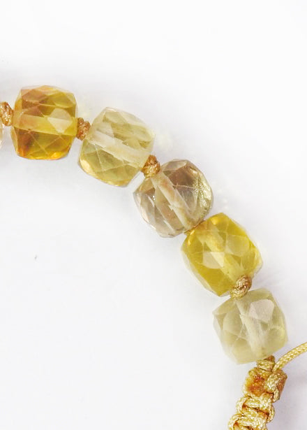 Citrine Square Bracelet