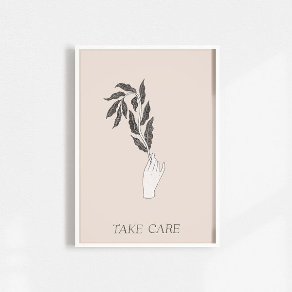 'Take Care' Art Print