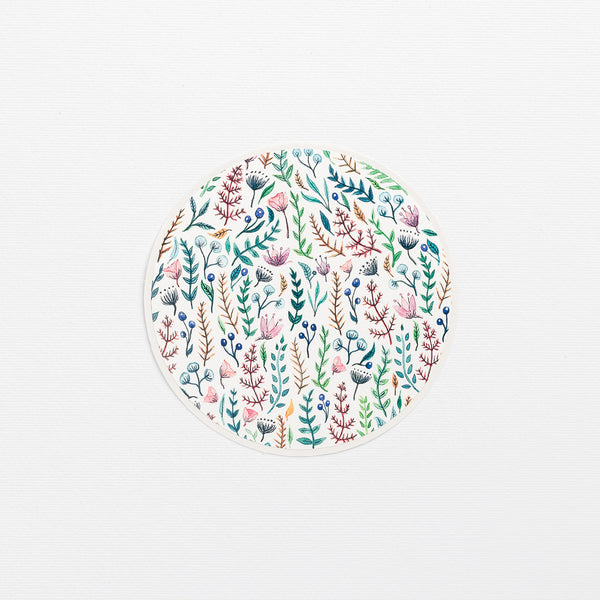 'Garden' Disc Sticker