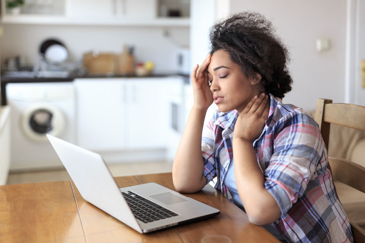 Woman with Headache