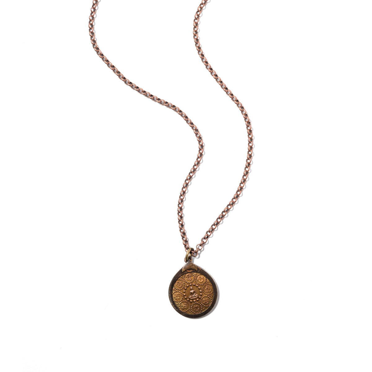 Nepal Karma Buddha | SASKIA | Chain Pendant Necklace