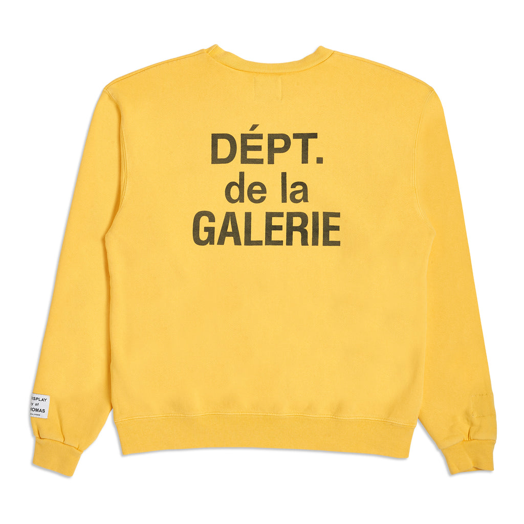 ART THAT KILLS REVERSIBLE CREWNECK YELLOW – Gallery Dept - online