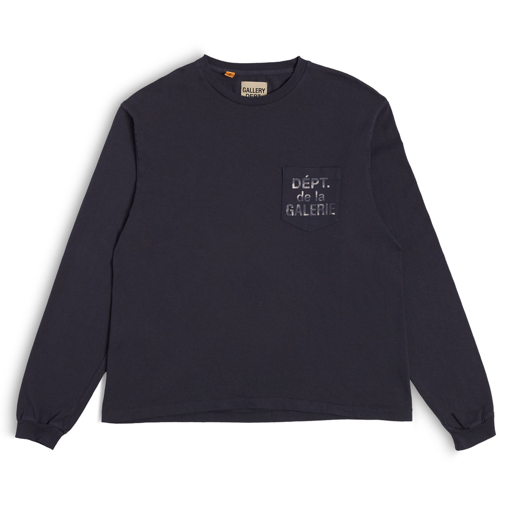 FRENCH L/S POCKET TEE (NAVY) – Gallery Dept - online